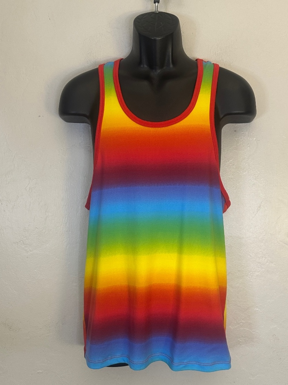 Mission Rainbow Gradient Tank Top Small Gently worn 85% polyester/12% rayon